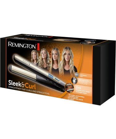 Remington S6500 Smoothing Iron - Sleek & Curl Hair Straightener with LCD Display & Ultra-Turmaline Ceramic Coating for Perfect Curls and Waves - Buy Online on GoSupps.com