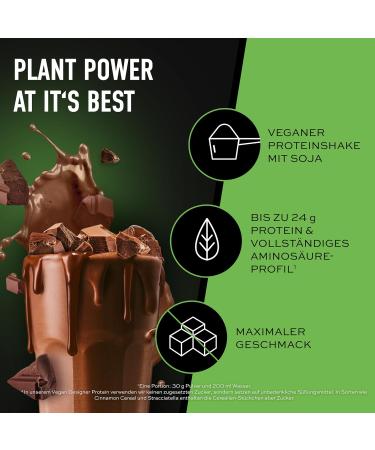 ESN Vegan Designer Protein Powder with Soy - Chocolate - 900g - Buy Online on GoSupps.com