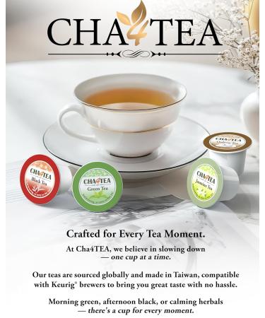 Cha4Tea Cinnamon Orange Spice Herbal Black Tea Pods - 36 Count for Keurig K-Cup Brewers - Buy Online on GoSupps.com