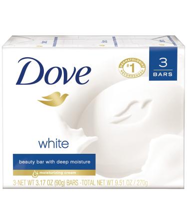 Dove Beauty Bar Gentle Skin Cleanser Moisturizing for Gentle Soft Skin Care Original Made With 1/4 Moisturizing Cream 3.17 oz 3 Bars cucumber tea tree 3.17 Ounce (Pack of 3) - Buy Online on GoSupps.com
