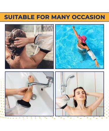 EXQUISITO PICC Line Shower Cover | Reusable Sleeve for Elbow Wound, Chemotherapy Treatment & Injury Dressings | Medium (M - L) Size - Buy Online on GoSupps.com