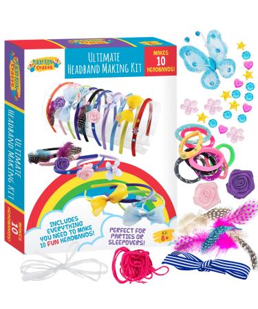 Make Your Own Headband Kit - Hair Band Accessory Craft Set for Kids