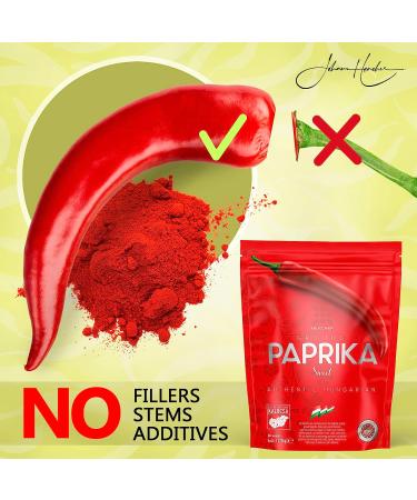 Authentic Hungarian Paprika Spice (Sweet 6 oz) | Hencher | Protected Origin Kalocsa, Hungary - Buy Online on GoSupps.com