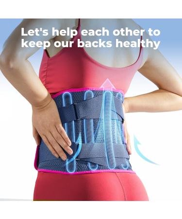 Tintol Premium Back Brace - Adjustable Lumbar Support for Lower Back Pain Relief Sciatica Scoliosis Herniated Discs | Lightweight & Comfortable for Men & Women - Size M (33-39 in - Buy Online on GoSupps.com