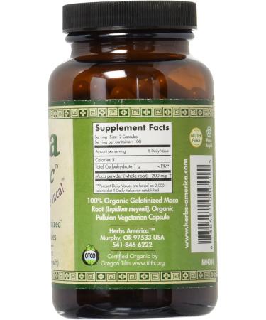 Maca Magic Organic Capsules - 200 Count | Premium Superfood for Energy & Vitality - Ship Worldwide - Buy Online on GoSupps.com