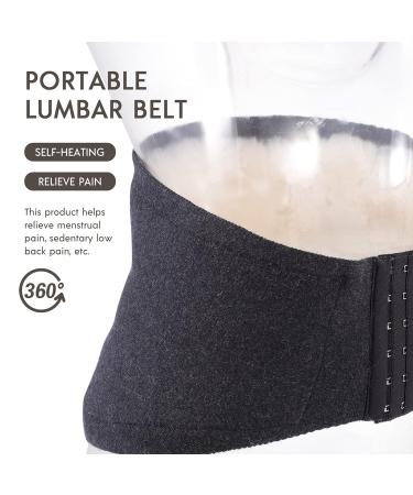 Warm Belt Brace - Thermal Lumbar Support for Men & Women - Cashmere Back Warmer & Belly Adhesive Protector - Buy Online on GoSupps.com