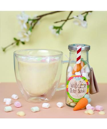 Delicious DIY White Easter Chocolate White Drinking Chocolate with Mini Marshmallows & Sugar Beet Perfect Gift for Easter! - Buy Online on GoSupps.com