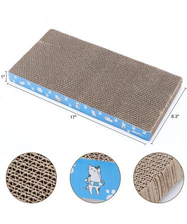 5-in-1 Premium Cat Scratch Pad | Reversible Durable Cardboard | Suitable for Rest, Claws, and Play - Buy Online on GoSupps.com