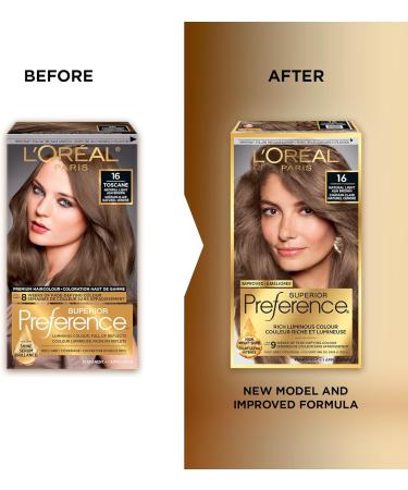 L'Oreal Paris Superior Preference Hair Dye Hair Color for Women 16 Natural Light Ash Brown Hair Dye Permanent Hair Color 100% Grey Coverage 9 weeks of Luminous Fade-Defying 1 Hair Dye Kit (Packaging May Vary) 1 Count ( Pack Of 1 ) Natural Light Ash Brown - Buy Online on GoSupps.com