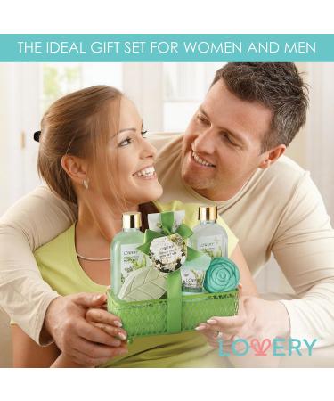 Home Spa Gift Basket - Magnolia & Tuberose Scent 7-Piece Bath & Body Set for Women & Men | Shower Gel Bubble Bath Bath Bomb & More - Perfect Gift - Buy Online on GoSupps.com