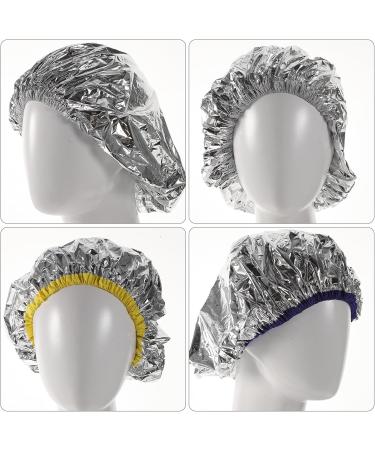 NUOBESTY Lot de 3 Bonnets en Aluminium lastiques 30 CM pour Coloration et Soin Profond des Cheveux Chapeaux sans lectricit Adapt s Salon de Coiffure Revitalisant et Couleur Al atoire - Buy Online on GoSupps.com