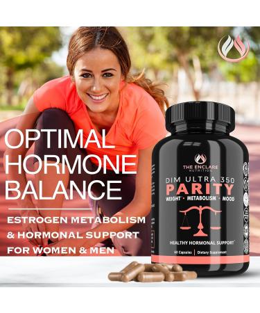 DIM Supplement 350mg for Hormonal Balance in Women & Men - Hormone Support for Acne, Menopause & PCOS - Metabolism Boost - Diindolylmethane Capsules with Broccoli - Vegan - 60 ct - Buy Online on GoSupps.com