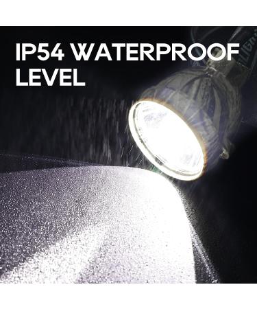 DUMPMAN Camo Coon Hunting Lights Headlamp for Coyotes Hog Predators, Rechargeable & Waterproof, 6 Lighting Modes, 4 Powerful LEDs (White Red Green Amber) Night Working - Buy Online on GoSupps.com