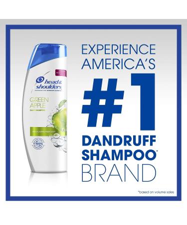 Head and Shoulders Green Apple Anti-Dandruff Shampoo - 13.5 fl oz - Buy Online on GoSupps.com