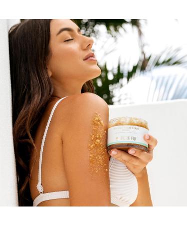 Pure Fiji Coconut Sugar Scrub 10.14 oz / 300 ml Exfoliating Moisturizing Nourishing Natural Body Scrub Tropical Skincare Sugar Polish Glowing Skin (10.14 oz Coconut) Coconut 10.14 Fl Oz (Pack of 1) - Buy Online on GoSupps.com