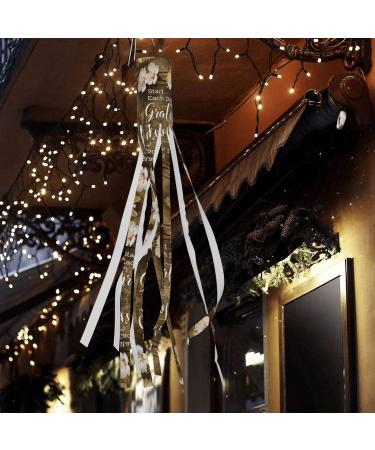 Inspirational Quotes Halloween Windsock Ghost Flag 59" Halloween Outdoor Hanging Decorations Garden Window Yard Decor - Buy Online on GoSupps.com