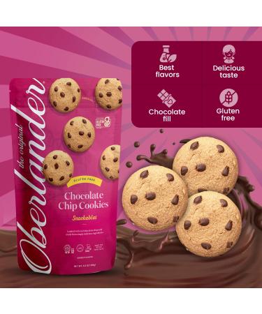 Oberlander Gluten Free Kosher for Passover Chocolate Chip Cookie - Dairy, Soy, and Vegan Friendly - 5.5oz - Buy Online on GoSupps.com