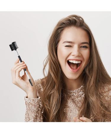 2pcs Eyebrow Eyelash Shaper Brush - Double Head Makeup Tool | 3 Spoolie Brushes for Grooming & Separating Lashes - EC-01 - Buy Online on GoSupps.com