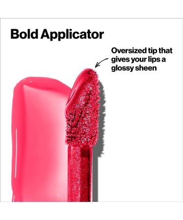 Revlon Super Lustrous Lip Gloss | Non-Sticky Formula | High Shine Finish | 265 Black Cherry | 0.13 Fl Oz (Pack of 1) - Buy Online on GoSupps.com