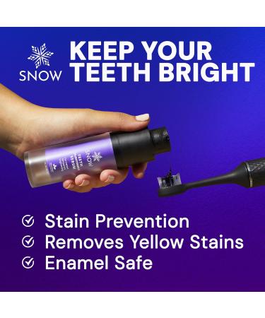 Buy SNOW Teeth Brightening Purple Serum | Gentle Enamel-Safe Instant Brightening | Dental Care & Hygiene | 2 Month Supply for a Brighter Smile - Buy Online on GoSupps.com