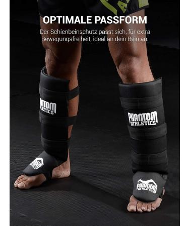 Phantom Schiensbein Protector - Impact Basic | Tension Protection for MMA & Muay Thai | XL Sizes Available - Buy Online on GoSupps.com