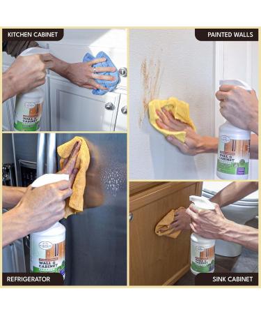 Natural Wall Cleaner Spray - 24oz Lavender Stain Remover for Painted Walls Ceilings Cabinets & More - Effective Dirt Dust Odor & Grease Remover - Multipurpose Cleaning Solution - Buy Online on GoSupps.com