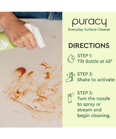 Puracy Everyday Surface Cleaner - Green Tea & Lime - 16 Fl Oz. - Buy Online on GoSupps.com