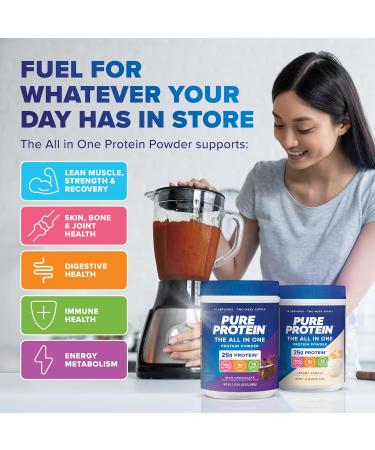 All-in-One Rich Chocolate Powder - Whey & Collagen High Fiber Vitamins No Added Sugar Non-GMO Gluten-Free 1.25lb | Shop Internationally - Buy Online on GoSupps.com