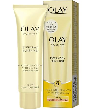 Olay Complete Everyday Sunshine Cream With Sunless Tanner SPF15 Light 50 ml - Buy Online on GoSupps.com