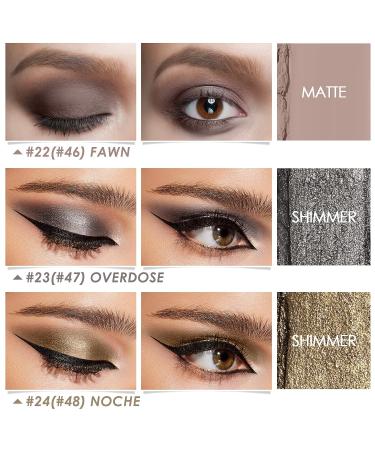 FOCALLURE 3PCS Cream Eyeshadow Stick Set - Matte and Shimmer Eye Brightener Sticks - Buy Online on GoSupps.com