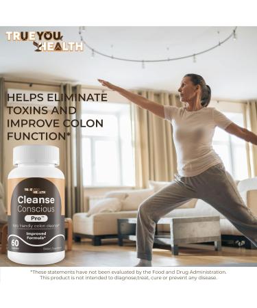 Cleanse Conscious Pro - Improved Formula - Our Best Keto Friendly Colon Cleanse Capsules - Keto Colon Detox Pills for Women & Men - Be Gut Health Cleanse Konscious Keto Activate Colon Cleanse Pills - Buy Online on GoSupps.com