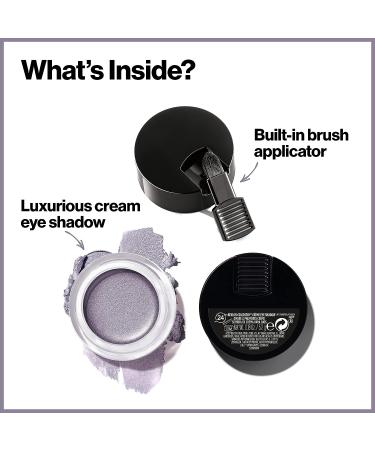 Revlon Colorstay Creme Eye Shadow in Silver Earl Grey - Longwear Matte or Shimmer Makeup with Applicator Brush | 0.18 Ounce (Pack of 1) - Buy Online on GoSupps.com