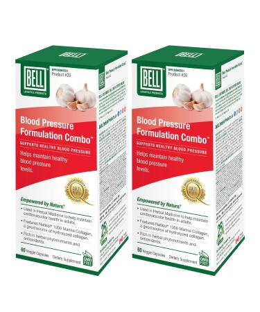 Bell Blood Pressure Formulation Combo - 2 Pack Combo - Unique Natural Blend of Green Coffee Bean Extract Garlic & Celery Seed Extract - Lower Blood Pressure Supplements - 60 capsules Vegan Non-GMO 60 count (Pack of 2)