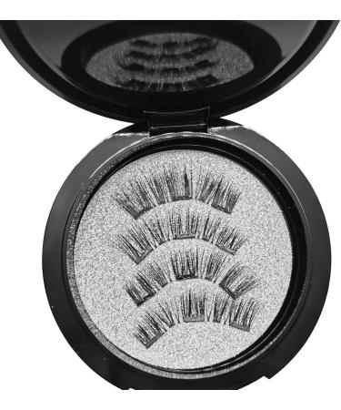 Lecerrot Magnetic False Eyelashes Magnetized without Glue Natural Magnetic Eyelashes Self-adhesive Reusable Magnetic Extension Effect Waterproof Fake Lashes Kit with Eyelash Curler 8 Pairs False Eyelashes - Buy Online on GoSupps.com