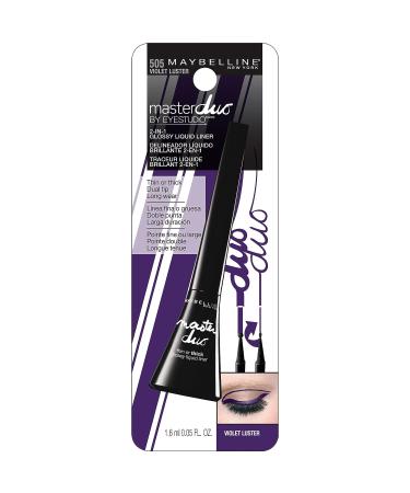 Maybelline New York Eye Studio Master Duo Glossy Liquid Liner - Violet Luster 0.05 fl oz - Buy Online on GoSupps.com