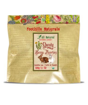 Foohills Naturals Bunny Munchies Organic - 500g Dandelion