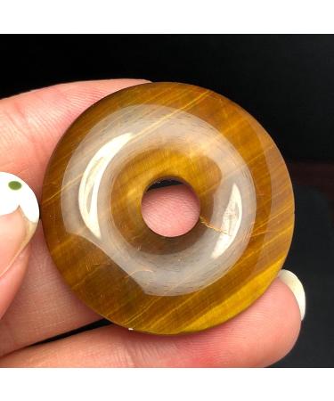 1pcs Natural Tiger Eye Crystal Copper Coin Earth Specimen Reiki can Bring Wealth and Happiness Reiki Stone ERTEYIN - Buy Online on GoSupps.com