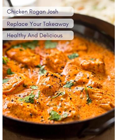 Spice Pots Rogan Josh Curry Powder - 100% Natural & Gluten Free - Vegan Blend (Medium Heat) - 80g Pot - Buy Online on GoSupps.com