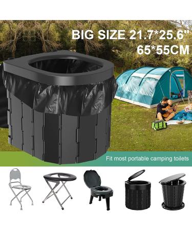 Portable Toilet Bags 8 Gallon Compostable Trash Bags for Camping - 40Count - Buy Online on GoSupps.com