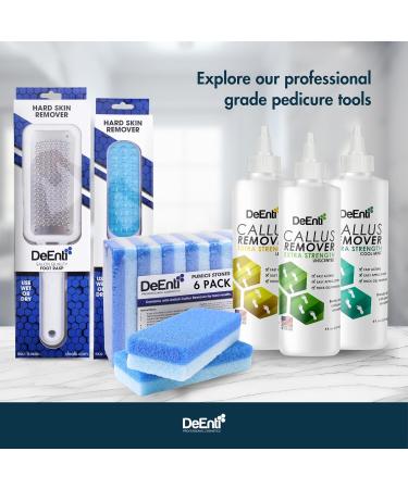DeEnti Metal Foot File - Professional Stainless Steel Callus Remover for Salon Quality Pedicures | Lightweight Foot Scrubber for Home Use - Buy Online on GoSupps.com