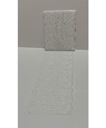 Jutemill Natural White Floral Lace Trim Ribbon - 6 x 5 Yards Eco-Friendly DIY Craft & Wedding Decor - Buy Online on GoSupps.com