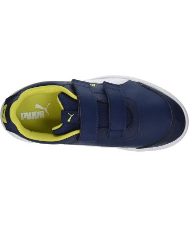 PUMA Kids Stepfleex 2 Sl Ve V Ps Trainers 10 UK Child - Peacoat/White/Yellow - Buy Online on GoSupps.com