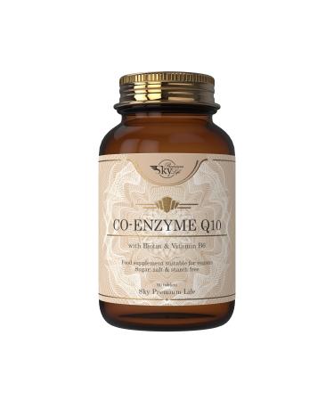 Sky Premium Life Coenzyme Q10 Food Supplement - 60 Tablets with Biotin and Vitamin B6 - Buy Online on GoSupps.com