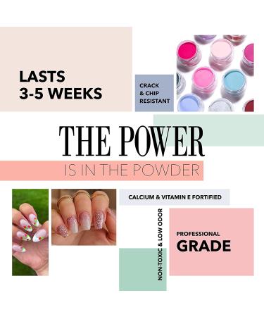 Revel Nail Pink Dip Powder - Chip Resistant Polish with Vitamin E and Calcium - Buy Online on GoSupps.com