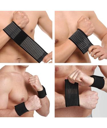 2 Pack Tennis Wrist Support Wrist Bands for Working Out Adjustable Carpal Tunnel Wrist Brace Lightweight Wrist Wraps Sweat Wristband Support for Men Suitable for Various Fitness Sports Occasions - Buy Online on GoSupps.com