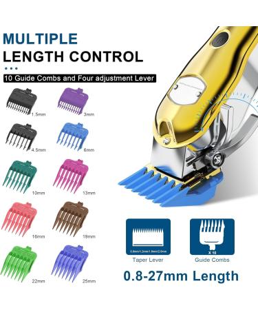 Professional Hair Clippers for Men | Cordless Electric Beard Trimmer & Grooming Kit - Rechargeable - Buy Online on GoSupps.com