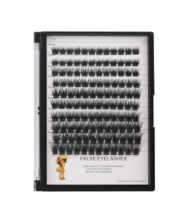 Bodermincer D Curl 3D Cluster Individual Eyelashes - 0.07 Thickness, Natural False Eyelashes Wholesale - 10-16mm Mixed - Buy Online on GoSupps.com