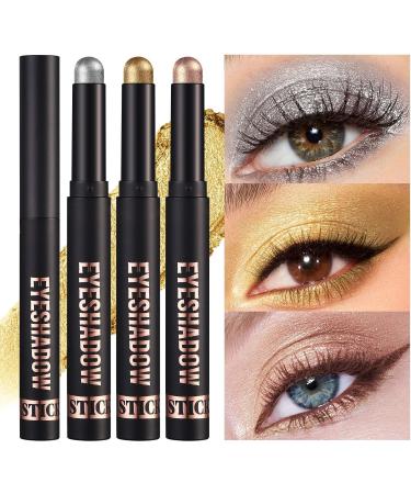 MCAORI Eyeshadow Stick Soft Matte Shimmering Eye Shadow Pencil Crayon Highlighting Pigmented Eyeshadow Pencil Waterproof - Buy Online on GoSupps.com