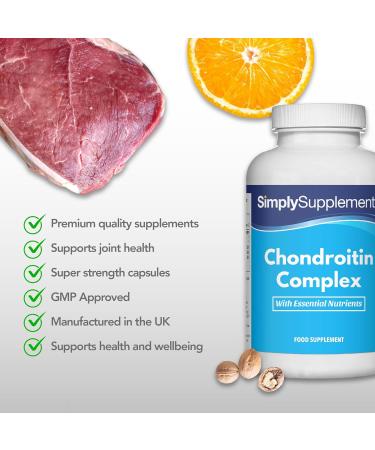 Buy Chondroitin Complex 180 Capsules - 3 Month Supply | SimplySupplements - International Shipping Available - Buy Online on GoSupps.com