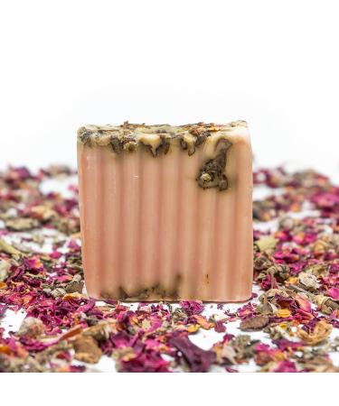 Erzulie Freda Yoni Love Soap - Feminine Wash for Attraction & Abundance | PH Balanced Yoni Detox Bar with Rose Ylang Ylang Jasmine & Apple Cider Vinegar - Buy Online on GoSupps.com